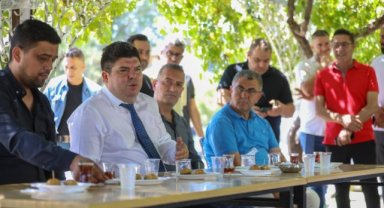 Başkan Kılıç, mesai arkadaşlarıyla bayramlaştı