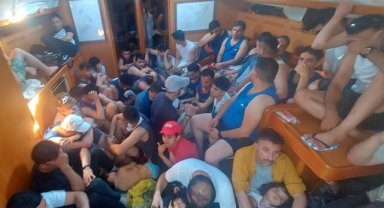 Bodrum'da 86 düzensiz göçmen yakalandı