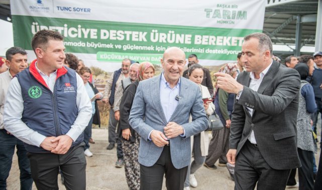Büyükşehir üreticiye desteğini sürdürüyor: Soyer, Yorulmayacağız, usanmayacağız