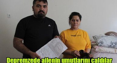 Depremzede ailenin umutlarını çaldılar