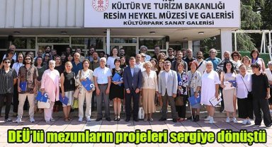 DEÜ’lü mezunların projeleri sergiye dönüştü