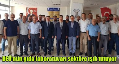 DEÜ'nün gıda laboratuvarı sektöre ışık tutuyor