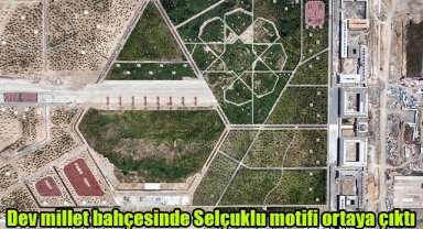 Dev millet bahçesinde Selçuklu motifi ortaya çıktı