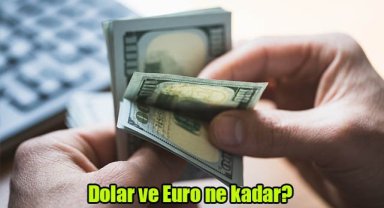 Dolar ve Euro ne kadar?