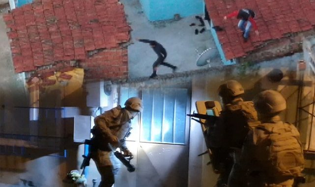 Dronlar tespit etti, narko polisler yakaladı