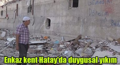 Enkaz kent Hatay'da duygusal yıkım
