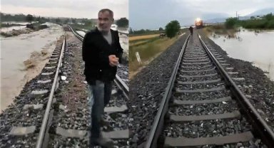 Faciadan dönüldü: Tren vatandaşlar tarafından son anda durduruldu