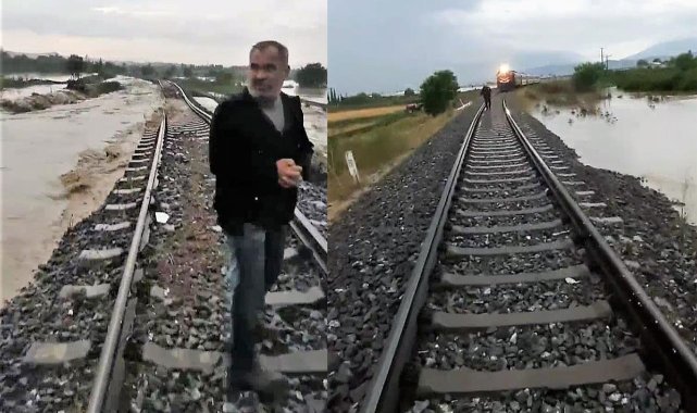 Faciadan dönüldü: Tren vatandaşlar tarafından son anda durduruldu