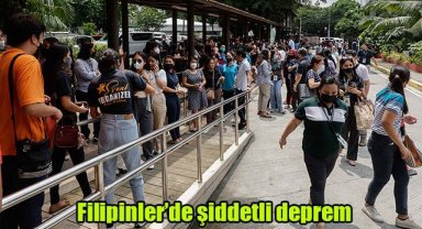 Filipinler’de şiddetli deprem