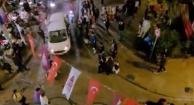 Galata'da 'pes' dedirten görüntüler