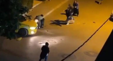 İstanbul'da iki grup kadının saç saça baş başa kavgası