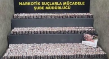 İzmir’de binlerce sentetik ecza maddesi ele geçirildi