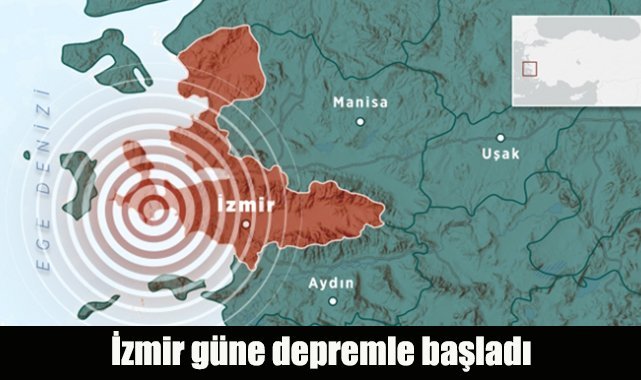 İzmir güne deprem ile başladı
