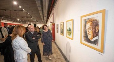 "İzmir ve Kültürel Değerleri" resim yarışması sergisi açıldı