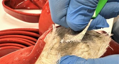 Kargolanan yangın hortumundan uyuşturucu çıktı