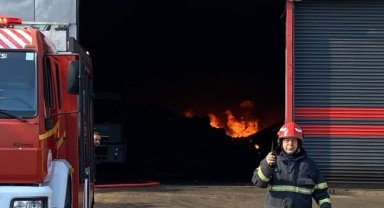 Kocaeli'de fabrika yangını