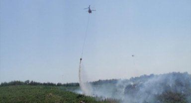 Orman yangını kısmen kontrol altına alındı