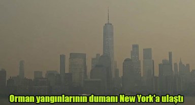 Orman yangınlarının dumanı New York'a ulaştı