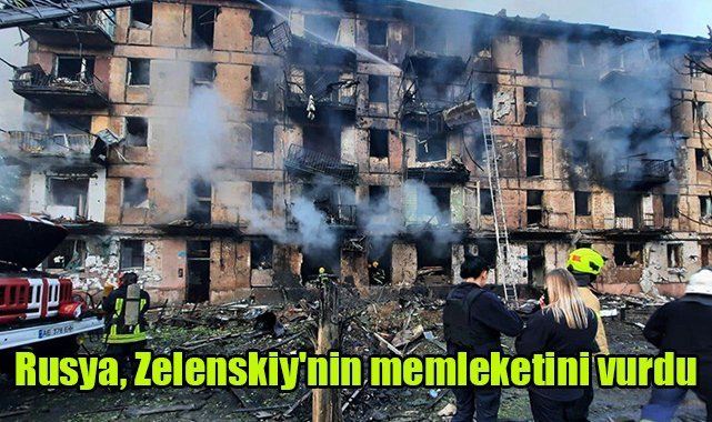 Rusya, Zelenskiy'nin memleketini vurdu