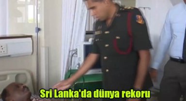Sri Lanka'da dünya rekoru