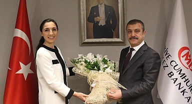 TCMB'de devir teslim: Hafize Gaye Erkan görevine başladı