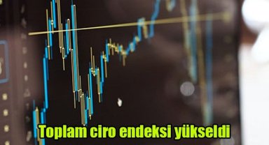 Toplam ciro endeksi yükseldi