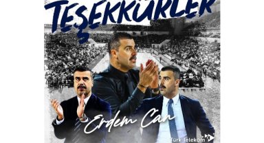 Türk Telekom Basketbol Takımı, Başantrenör Erdem Can ile yollarını ayırdı