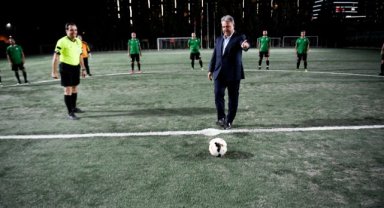 100. Yıl Turnuvası’nın başlama vuruşu Başkan İduğ’dan