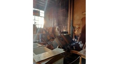 Ahşap atölyesinde yangın