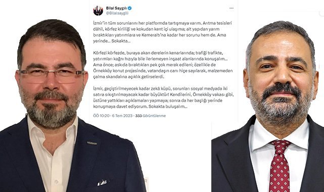 AK Partili Saygılı, CHP'li Aslanoğlu'nu sokağa davet etti