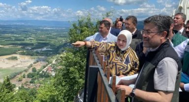 Bakan Yumaklı sel bölgesinde