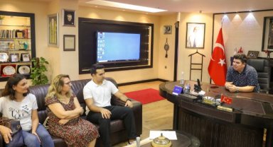 Başkan Kılıç, Türkiye derecesi yapan öğrenciyi makamında ağırladı