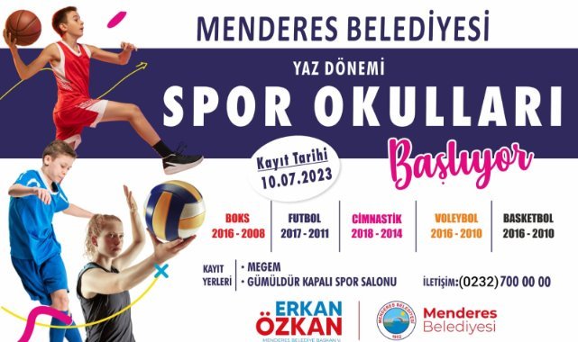 Başkan Özkan talimat verdi spor okullarına ilgi büyük oldu