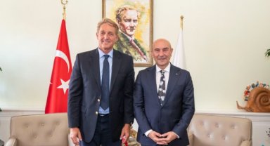 Başkan Soyer ABD Büyükelçisi Jeffry Flake'i  ağırladı: Kültürümüz bizim için çok önemli