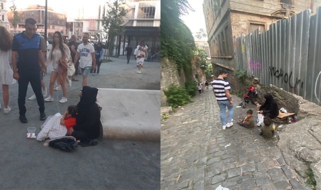 Beyoğlu’nda dilencilere operasyon