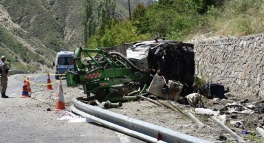 Erzurum’da feci kaza