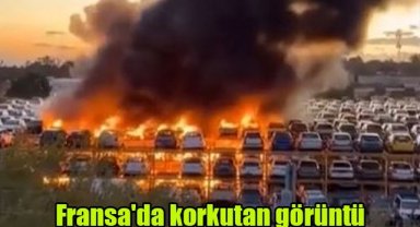 Fransa'da korkutan görüntü