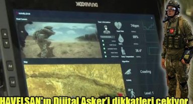 HAVELSAN'ın "Dijital Asker"i dikkatleri çekiyor