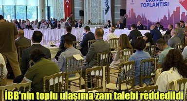 İBB'nin toplu ulaşıma zam talebi reddedildi