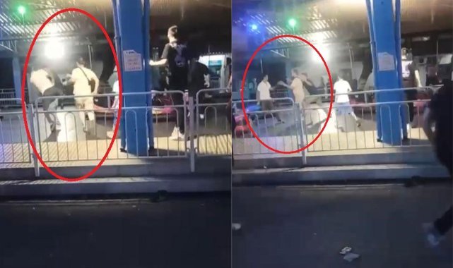 İki grup arasında lunaparkta kavga