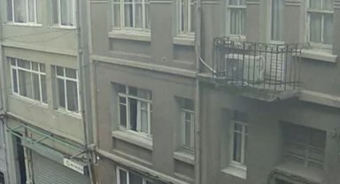 İstanbul'da 'örümcek adam' gibi hırsız