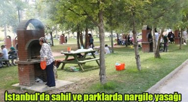 İstanbul'da sahil ve parklarda nargile yasağı
