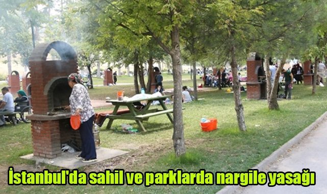 İstanbul'da sahil ve parklarda nargile yasağı