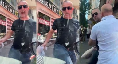 İstanbul'da trafikte korku dolu anlar