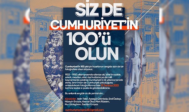 İzmir Büyükşehir Belediyesi’nden çağrı: Siz de Cumhuriyet’in 100’ü olun