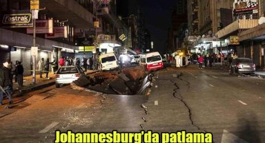 Johannesburg’da patlama