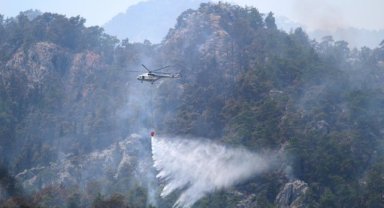 Kemer’deki orman yangını 4. gününde devam ediyor