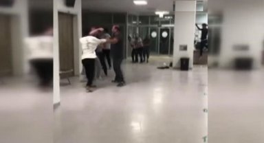 Mevsimlik işçiler hastanede birbirlerine girdiler