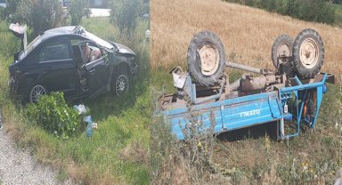 Otomobille patpat çarpıştı, 2 ölü 5 yaralı