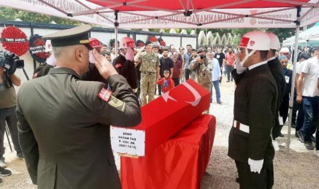 Şehit olacağını hisseden asker son yolculuğuna uğurlandı